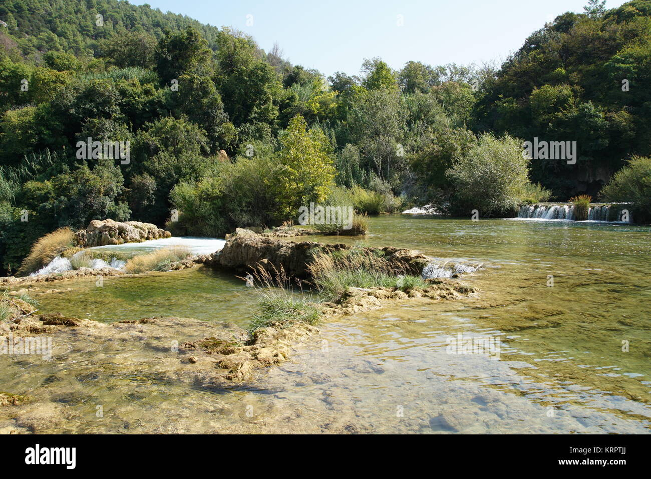 cascate di krka in croazia Foto Stock