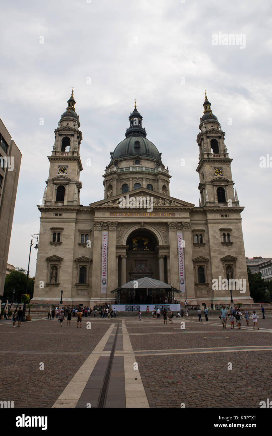Dalla Basilica di Santo Stefano,, Budapest Foto Stock
