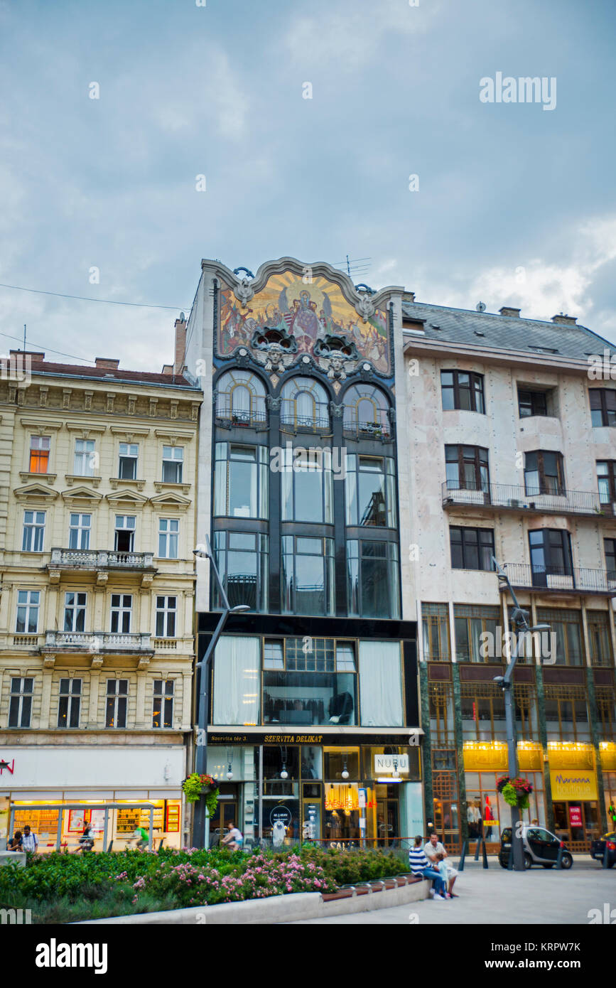 Szervita Delikat shop, Budapest Foto Stock