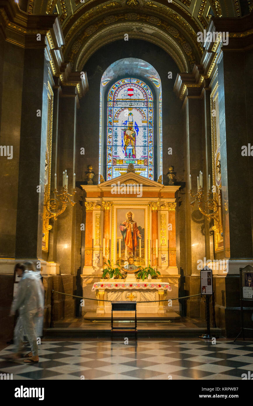 Dalla Basilica di Santo Stefano,, Budapest Foto Stock