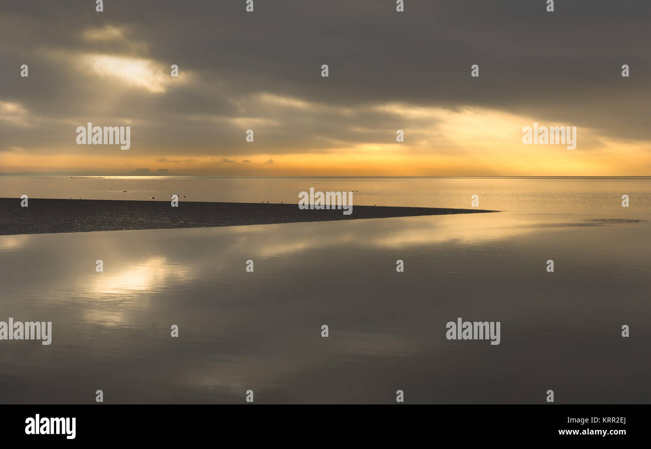 Morecambe Bay da Jenny Browns punto Silverdale Lancashire Foto Stock