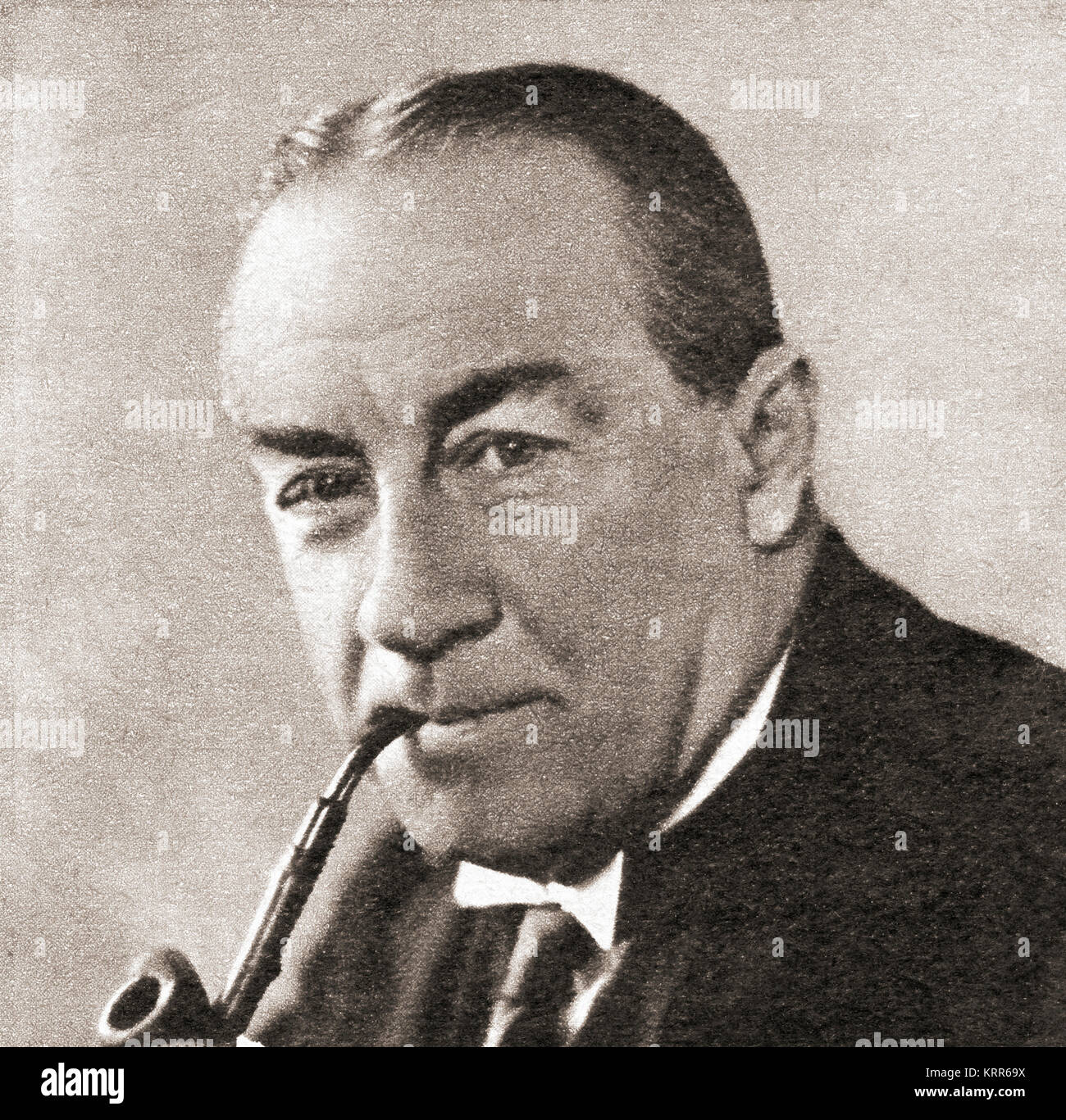 Stanley Baldwin, primo Earl Baldwin di Baja Sardinia, 1867 - 1947. Statista britannico del partito conservatore e tre volte Primo Ministro del Regno Unito. Foto Stock