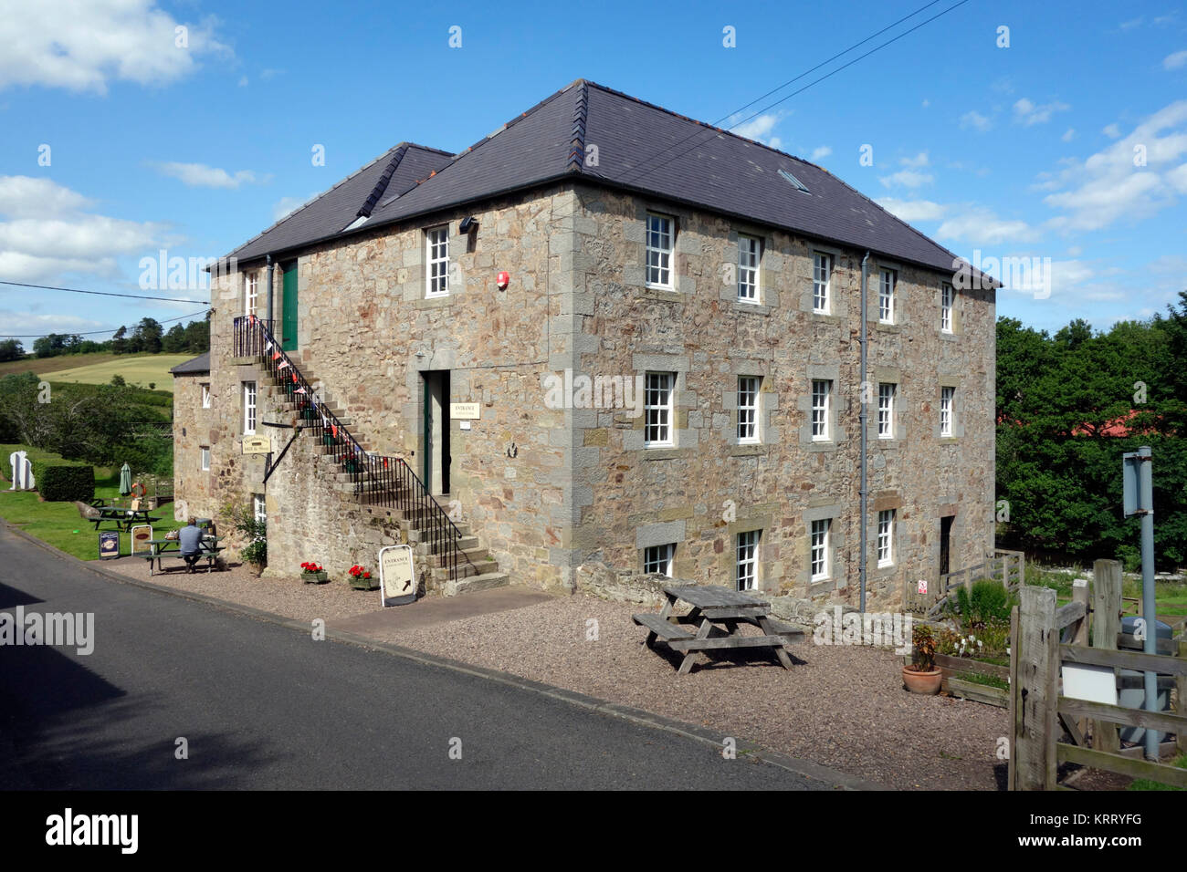 Heatherslaw Mill Foto Stock