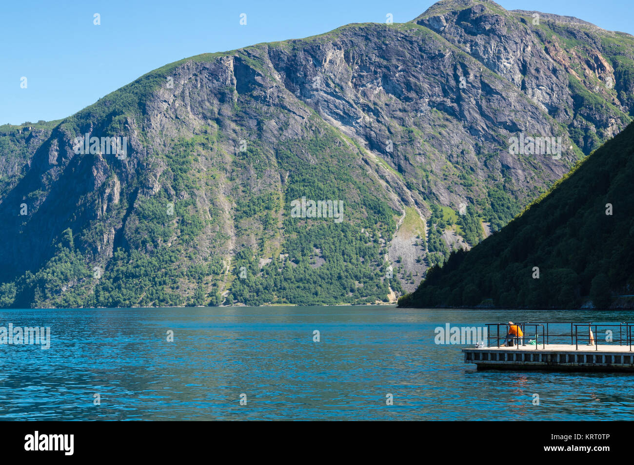 WunderschÃ¶ne Landschaft am Storfjord Foto Stock