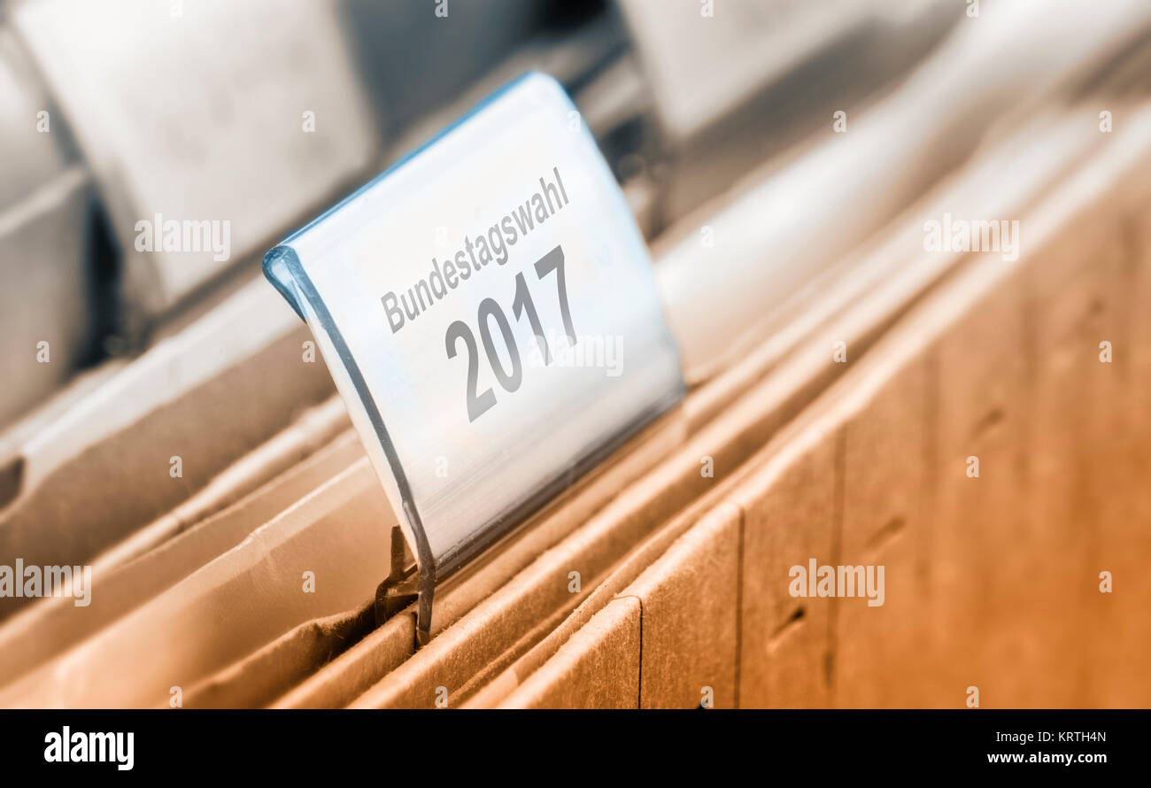 Elezione 2017 Foto Stock