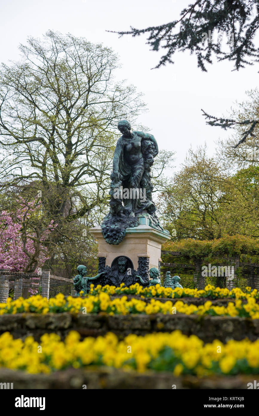 Ghent, Belgio - 16 Aprile 2017: scultura in il citadelpark è un parco nella città belga di Gand. Foto Stock