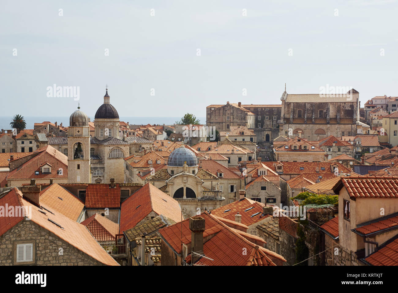 La città vecchia di Dubrovnik Foto Stock