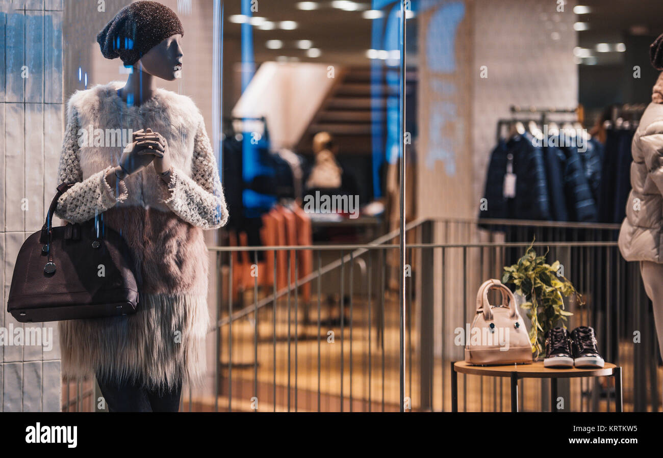 negozio di abbigliamento elegante