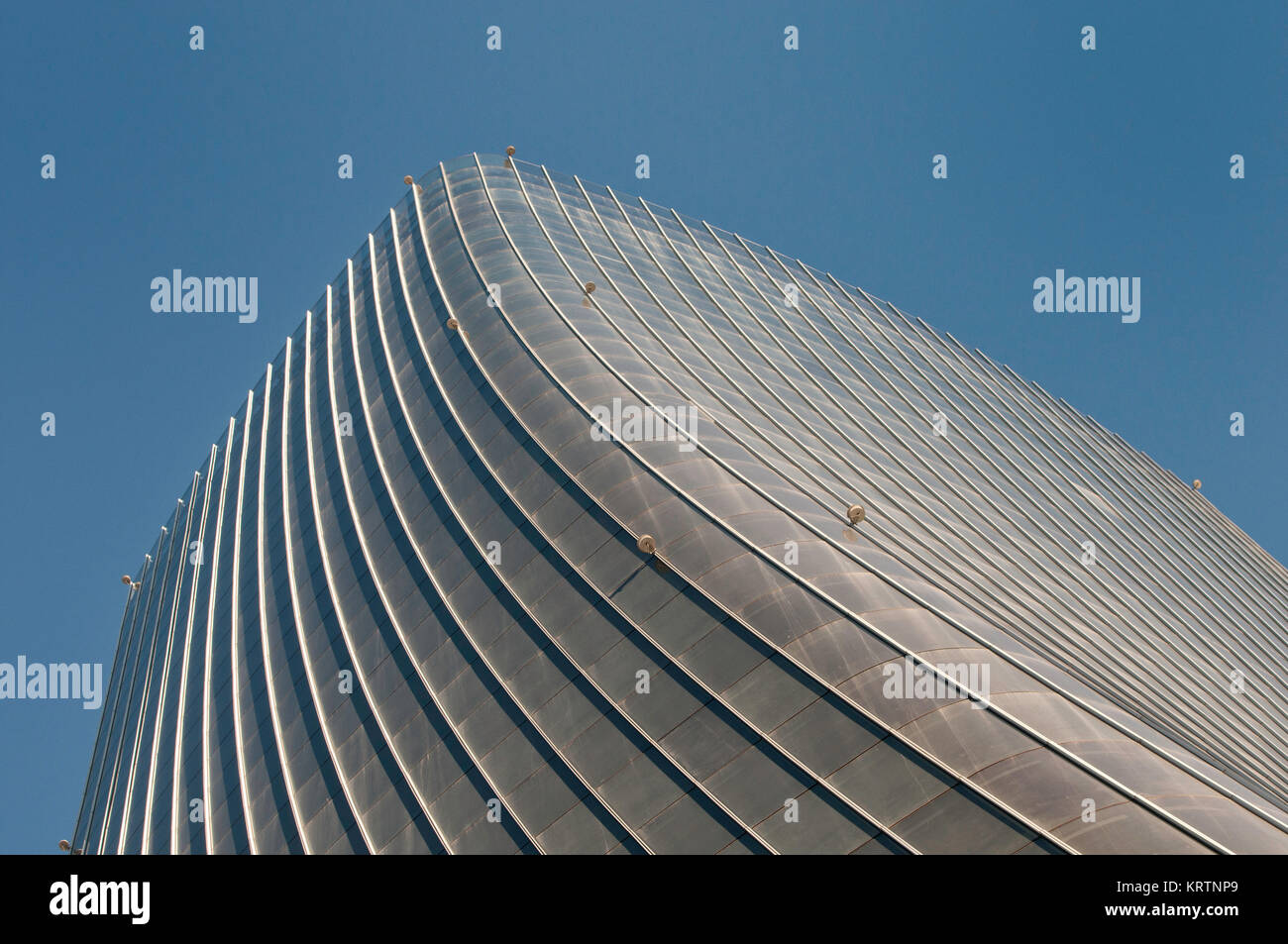 L audace forma della nuova torre Generali a Milano (Italia) Foto Stock