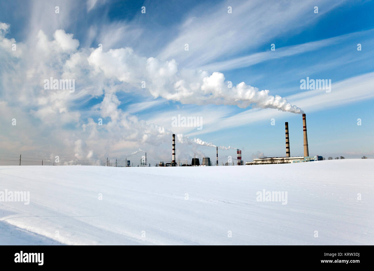 Potenza in inverno Foto Stock