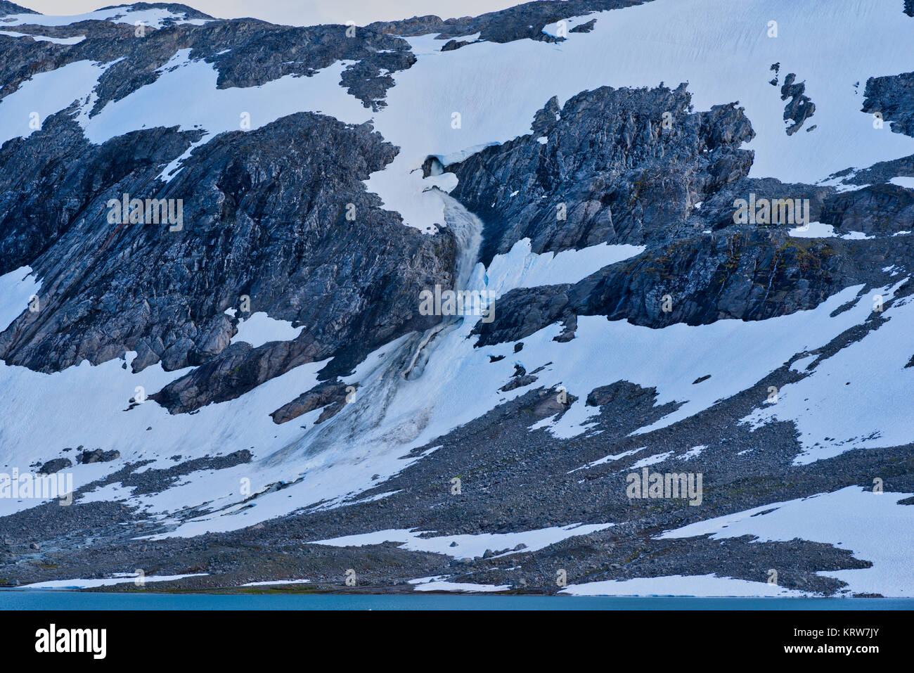 Norwegens schÃ¶ne Bergwelt Foto Stock