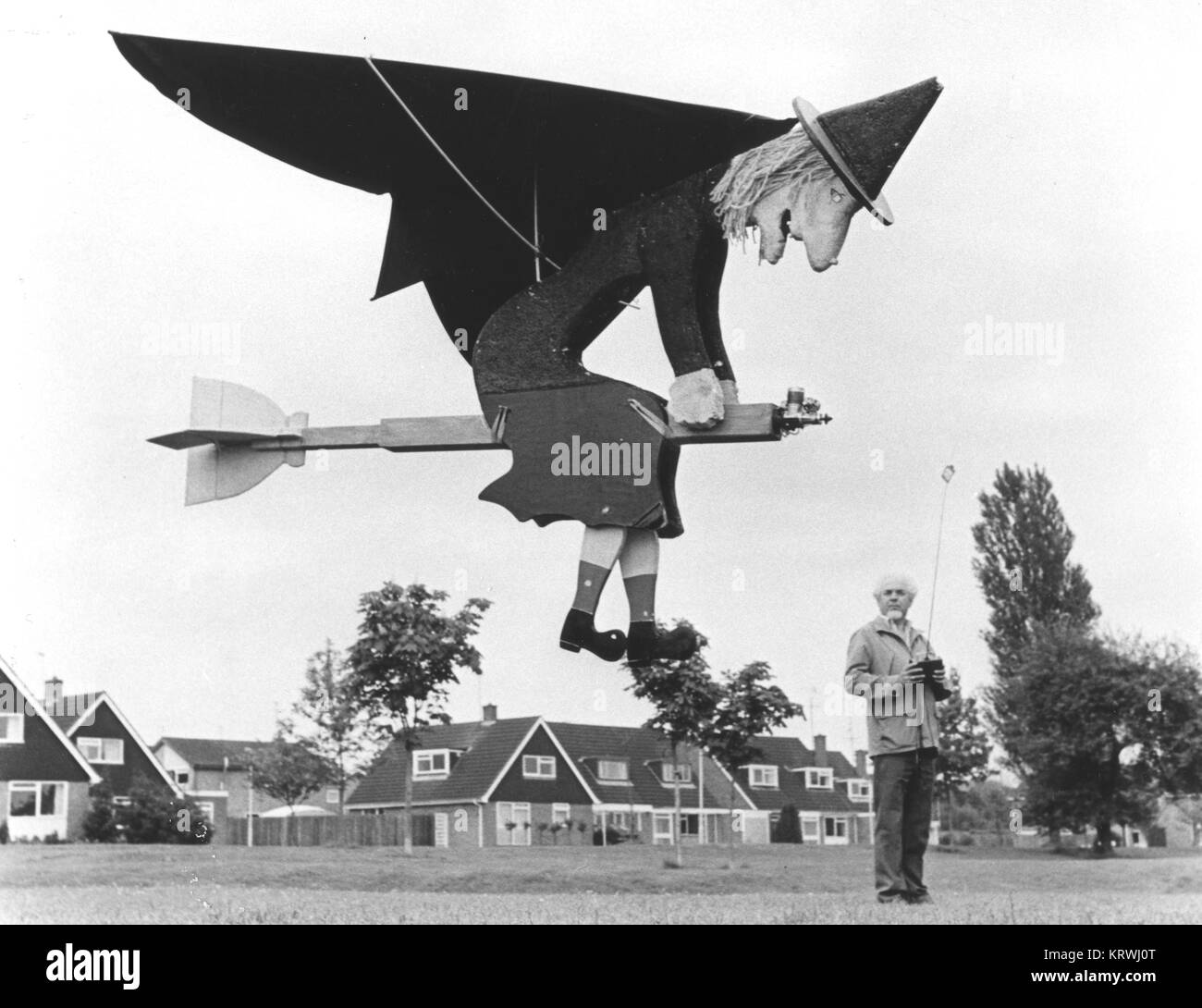 Flying strega, Inghilterra, Gran Bretagna Foto Stock