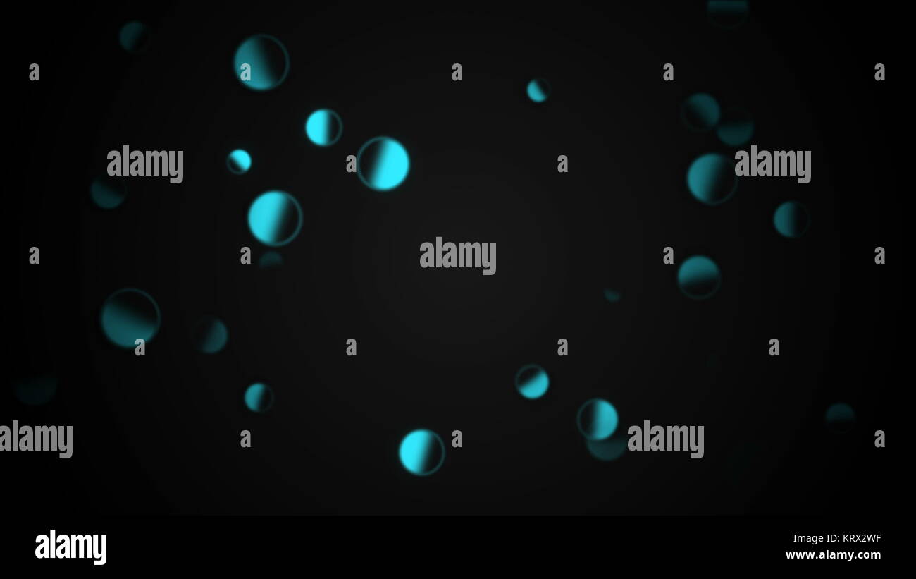 Cerchi cade verso il basso Foto Stock