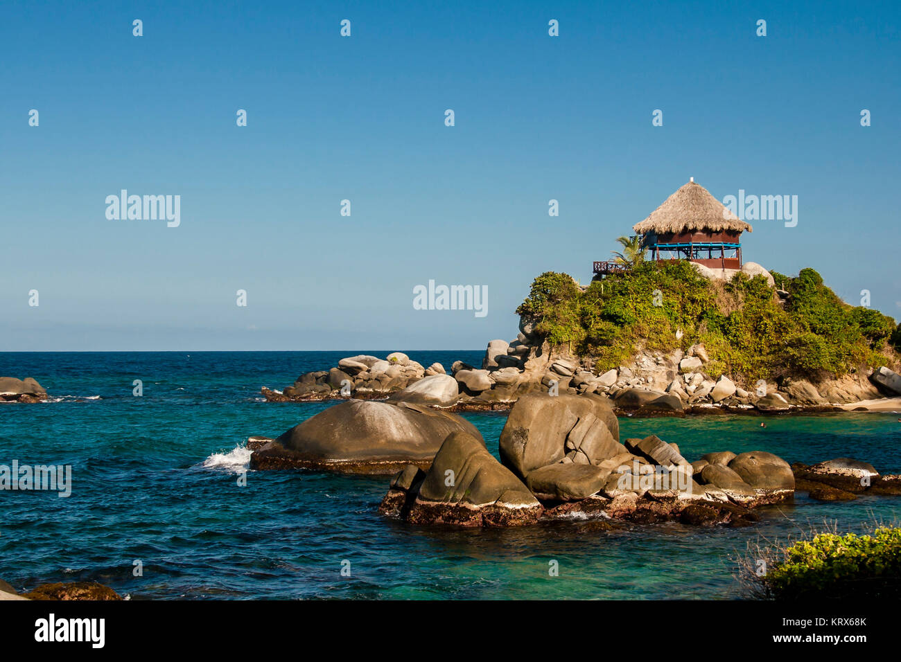 Naturale Nazionale Tayrona Parco in Colombia Foto Stock