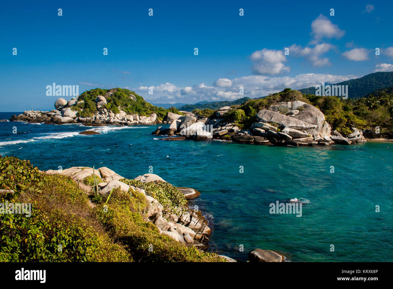 Naturale Nazionale Tayrona Parco in Colombia Foto Stock