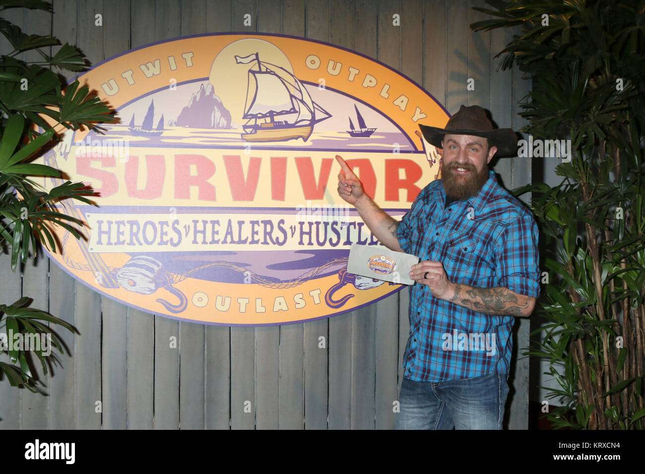 Los Angeles, CA, Stati Uniti d'America. Xx Dec, 2017. LOS ANGELES - dic 20: Ben Driebergen al 'Survivor' stagione 35 Finale a televisione CBS città sul dicembre 20, 2017 a Los Angeles, CA presso gli arrivi per SURVIVOR 35th Finale di stagione, televisione CBS City, Los Angeles, CA, 20 dicembre 2017. Credito: Priscilla concedere/Everett raccolta/Alamy Live News Foto Stock