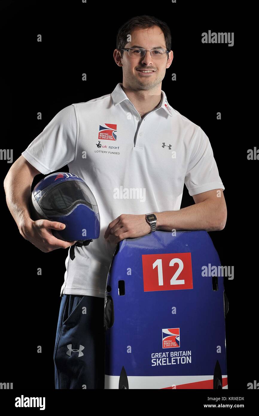 Bath University, Regno Unito. Xx Dec, 2017. Parsons Dom. British scheletro media day. Bath University. Regno Unito. 20/12/2017. Credito: Sport In immagini/Alamy Live News Foto Stock