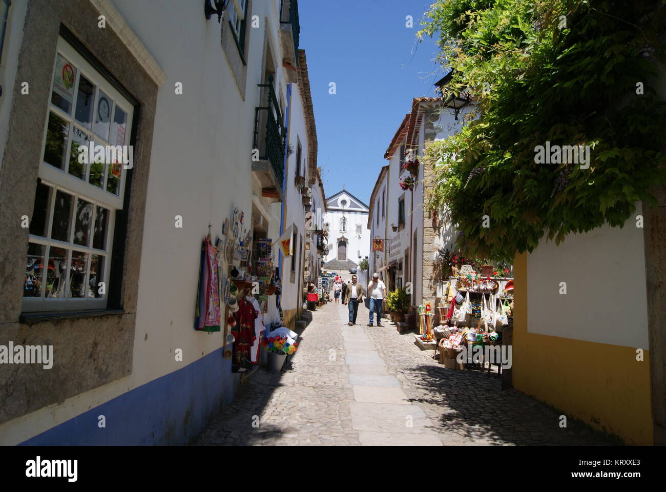Un giorno di Obidos, Portogallo Foto Stock