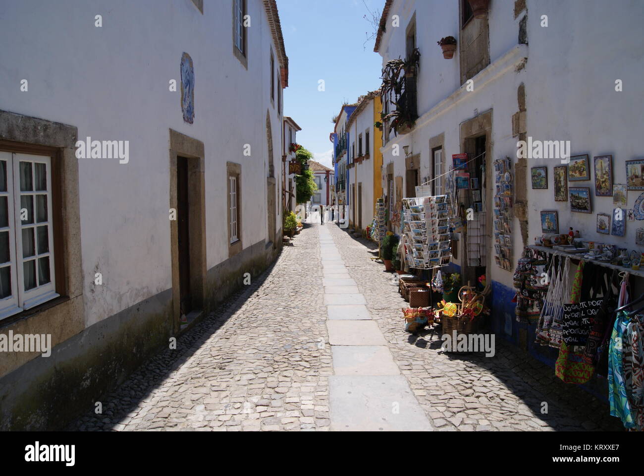 Un giorno di Obidos, Portogallo Foto Stock