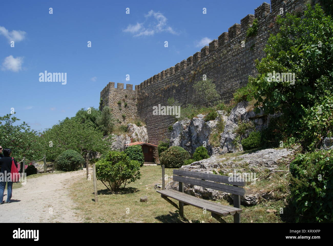 Un giorno di Obidos, Portogallo Foto Stock