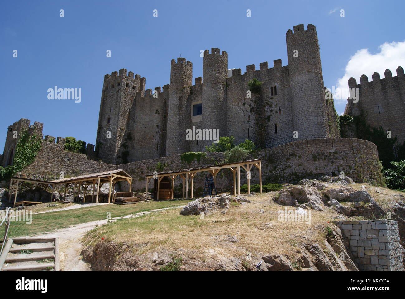 Un giorno di Obidos, Portogallo Foto Stock