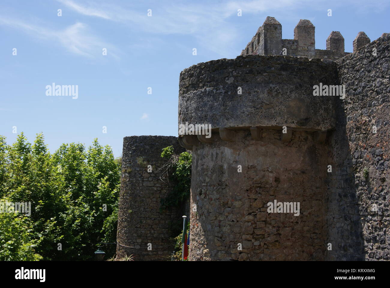 Un giorno di Obidos, Portogallo Foto Stock