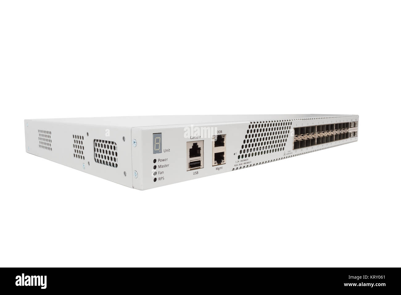 Switch Gigabit Ethernet con slot SFP Foto Stock