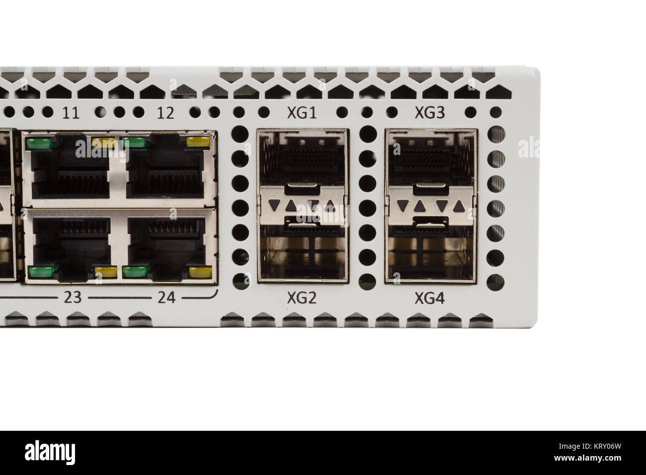 Switch Gigabit Ethernet con slot SFP Foto Stock