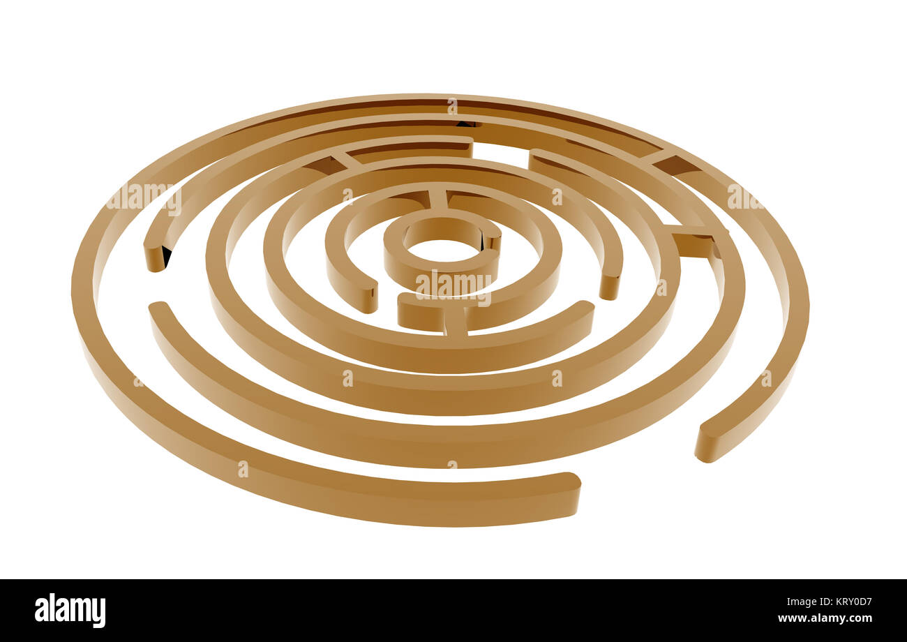 Libero a labirinto Foto Stock