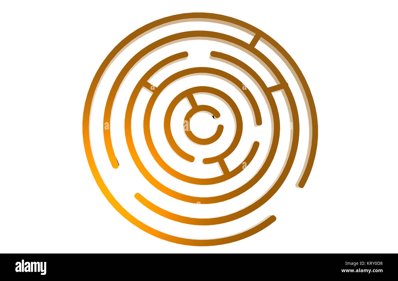 Libero a labirinto Foto Stock