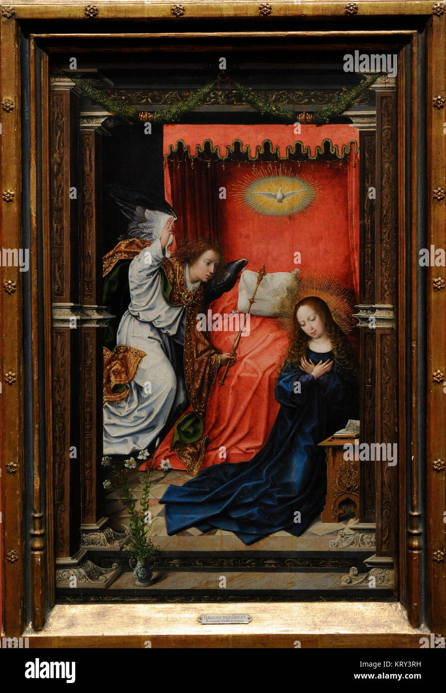 Bernard van Orley (1492-1542). Pittore olandese. L'Annunciazione, ca.1518. Galleria Nazionale. Oslo. La Norvegia. Foto Stock
