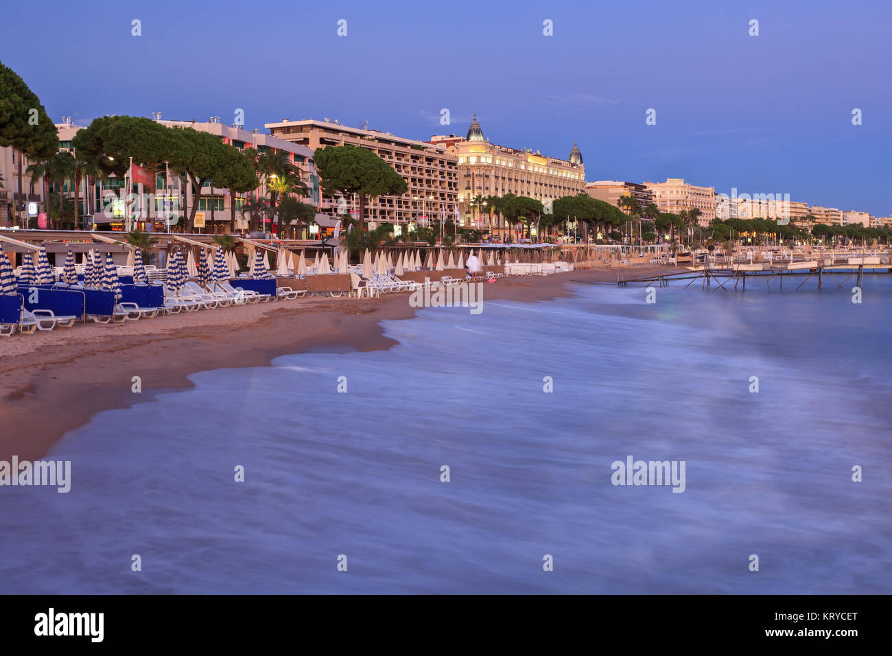 città di Cannes Foto Stock