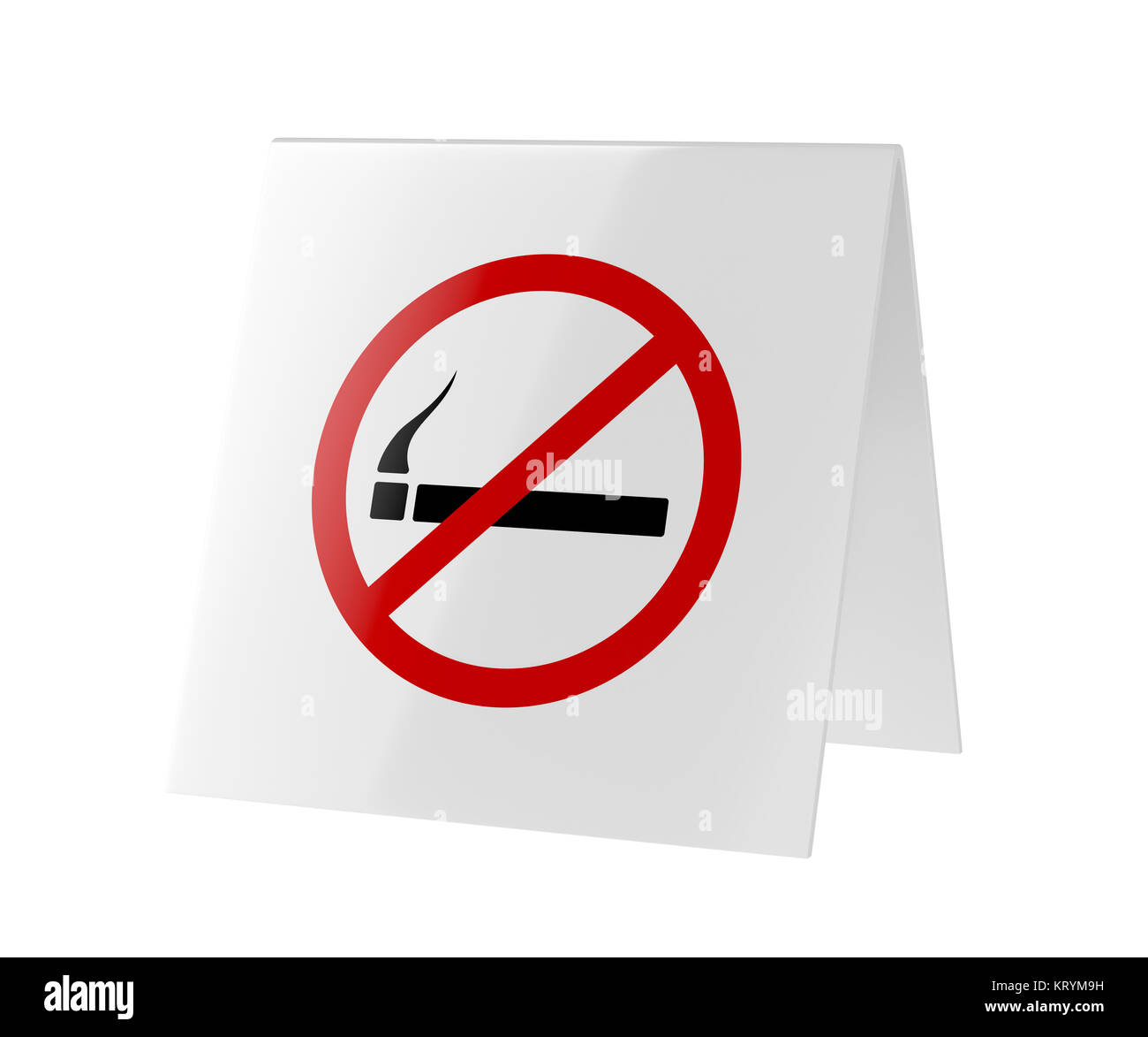Segno non fumatori Foto Stock