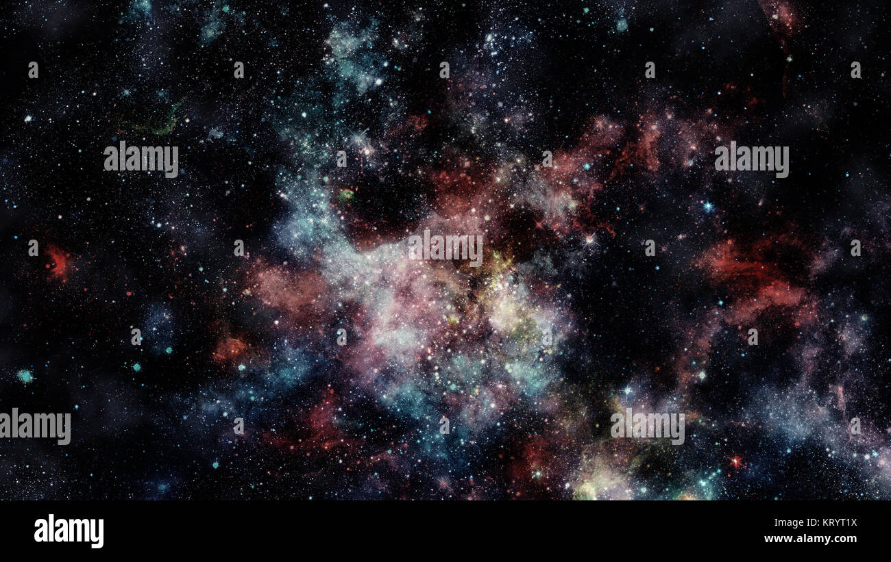 Lucenti stelle e spazio di Galaxy. Gli elementi di questa immagine fornita dalla NASA. Foto Stock