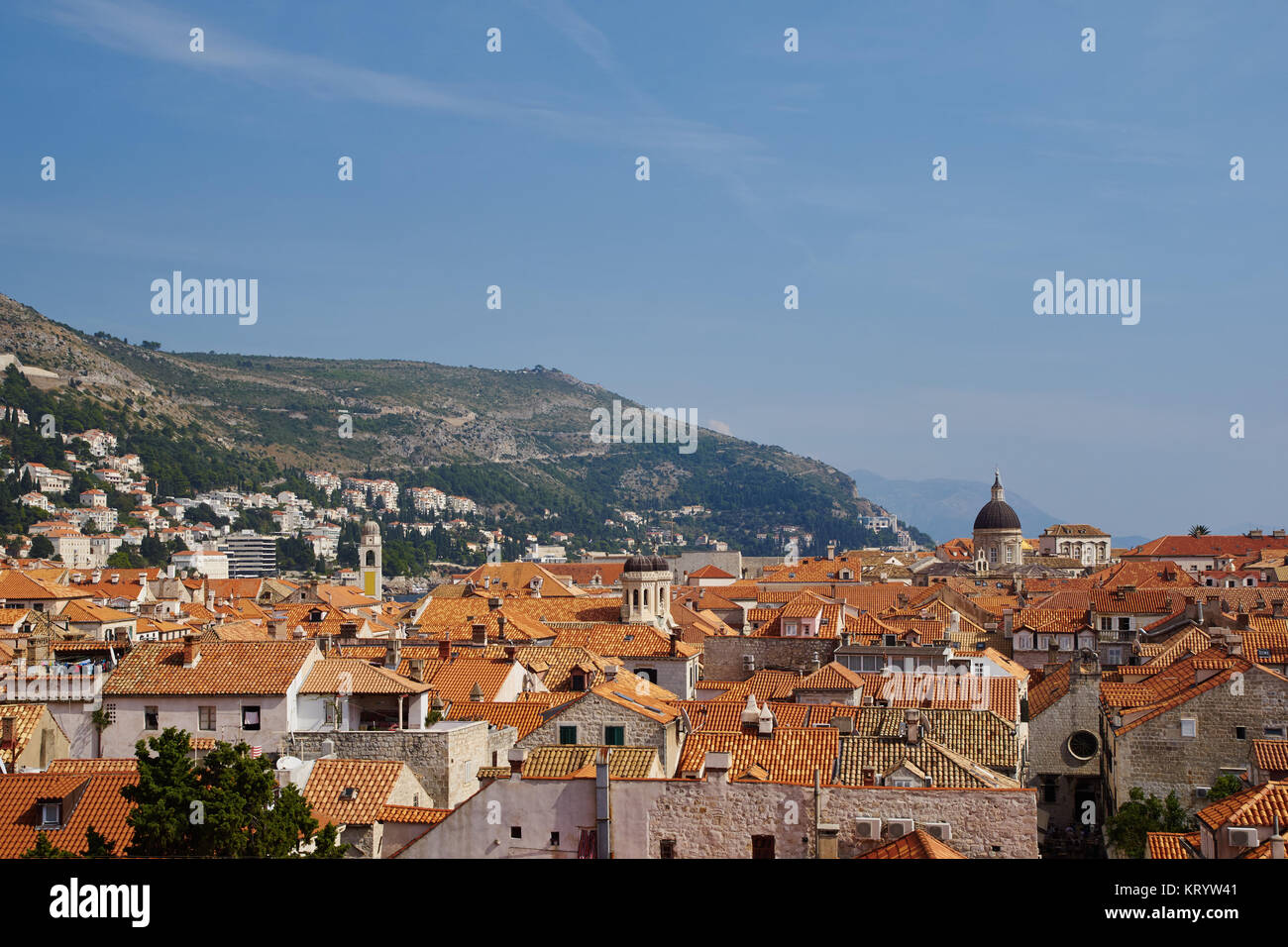 La città vecchia di Dubrovnik Foto Stock