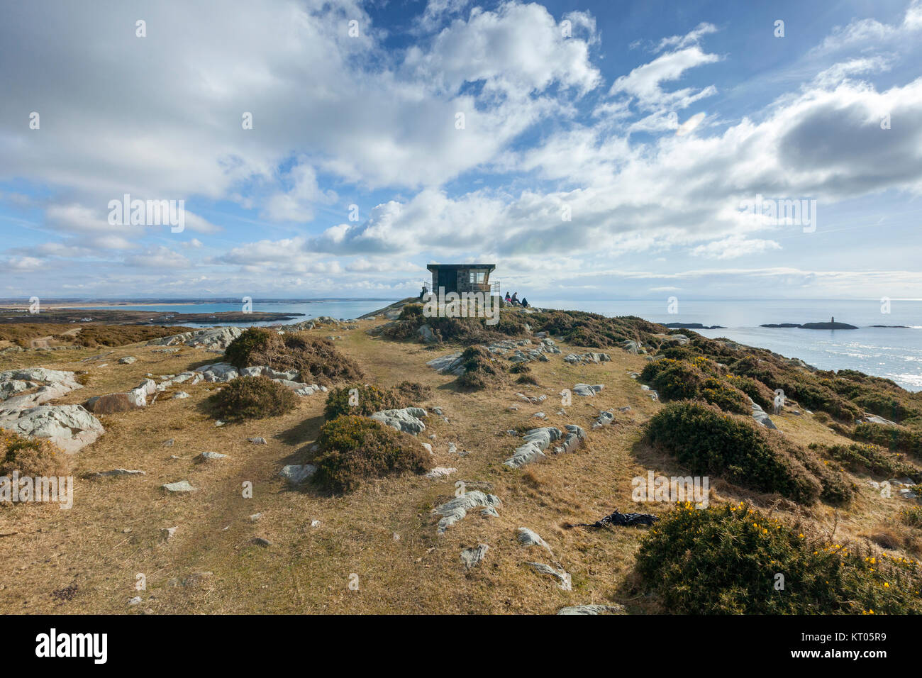 Guarda fuori, Isola Santa, Anglesey, Ynys Mon, Galles del Nord, Regno Unito Foto Stock