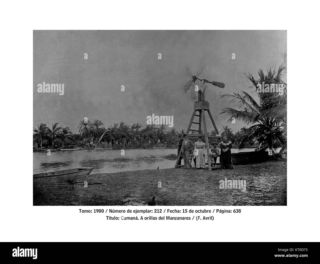 Una orillas del Manzanares 1900 si riferisce a un'immagine o una scena storica lungo il fiume Manzanares a Madrid, Spagna, catturata intorno all'anno 1900. Raffigura un'istantanea della vita lungo il fiume durante quel periodo. Foto Stock