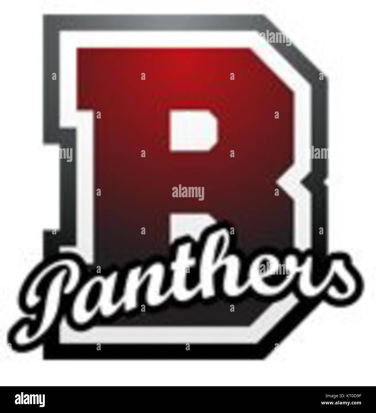 Il logo B. Panthers è associato a una squadra sportiva, simboleggiando forza, unità e spirito competitivo. Viene utilizzato per il branding e l'identità del team, riflettendo l'orgoglio e i valori della comunità dei suoi sostenitori. Foto Stock