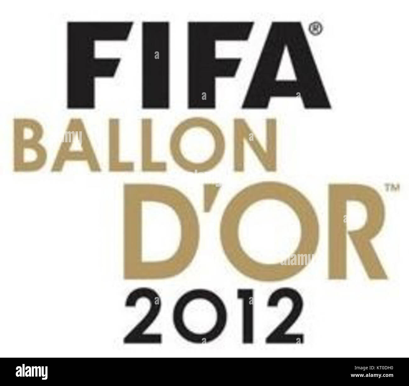 Il Ballon d'Or 12M è un premio calcistico che riconosce il miglior giocatore di calcio maschile a livello mondiale, assegnato da France Football. Foto Stock