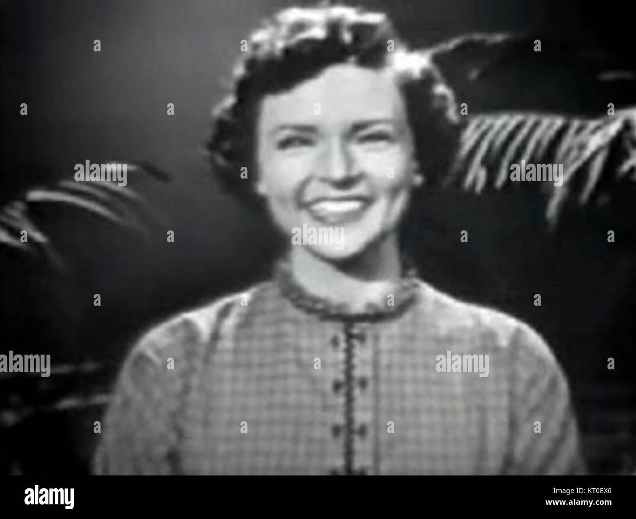 L'apparizione di Betty White al Betty White Show nel 1954 è un momento storico in televisione. Lo show presentava la prima carriera di White ed era fondamentale per la sua ascesa alla fama come personaggio televisivo. Foto Stock