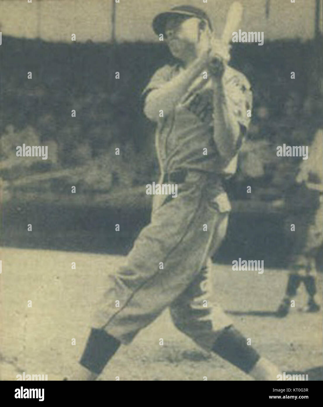 La carta Bob Seeds 1940 Play Ball è un collezionista vintage della serie 1940 Play Ball baseball card. Ha come protagonisti Bob Seeds, un giocatore professionista di baseball di quell'epoca. Foto Stock