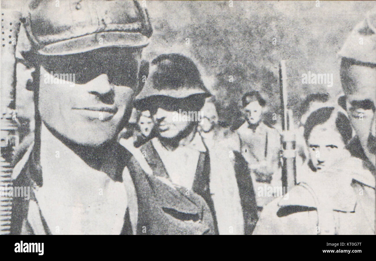 La brigata Borci pete kozarske si riferisce ai combattenti della Quinta brigata di cavalleria, parte di una storica unità militare, spesso associata all'eroismo in tempo di guerra e alla difesa nazionale. Foto Stock