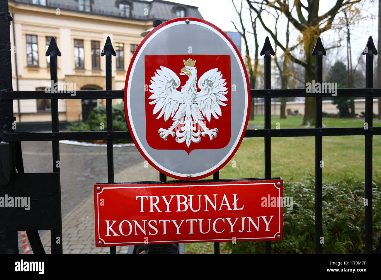 Polonia - Varsavia: Buildinig del tribunale della Costituzione Foto Stock