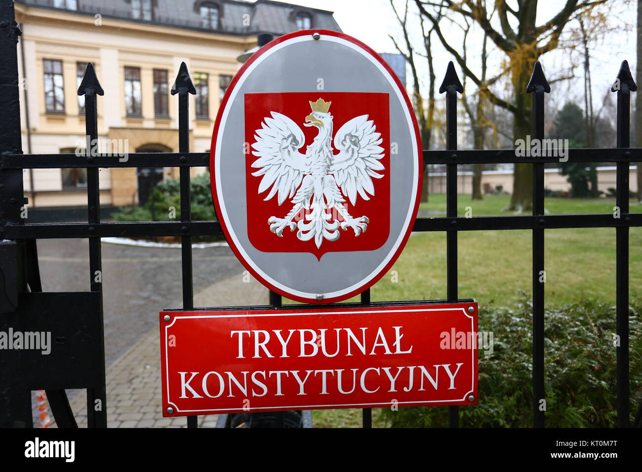 Polonia - Varsavia: Buildinig del tribunale della Costituzione Foto Stock