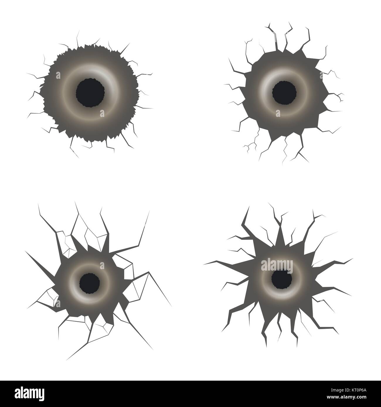 Rotto lo sfondo in metallo Illustrazione Vettoriale