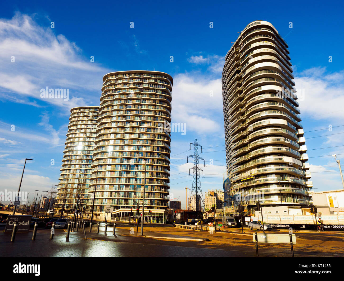 Hoola appartamenti a Royal Docks - Londra, Inghilterra Foto Stock