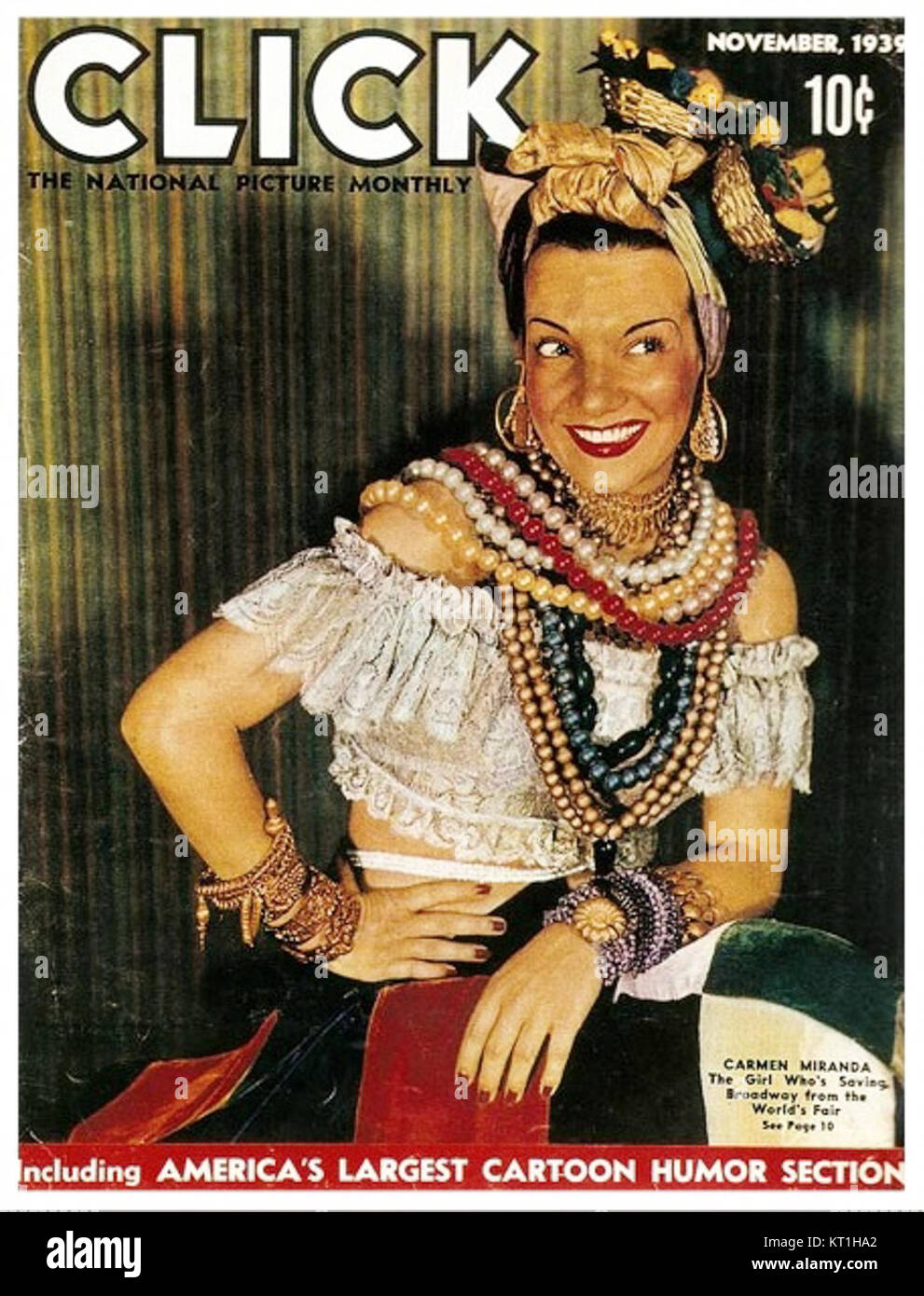 Carmen Miranda Novembre 1939 Foto Stock