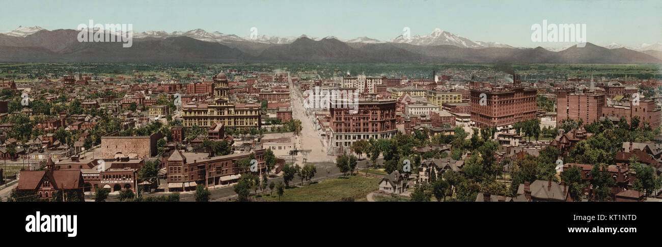 Questo riferimento sembra indicare un codice specifico o un identificatore relativo a Denver, Colorado, ma è necessario un contesto più ampio per chiarire la sua esatta importanza. Foto Stock