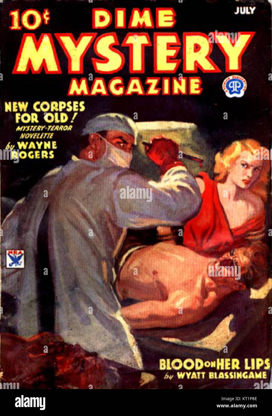Mistero dime Magazine Luglio 1934 Foto Stock