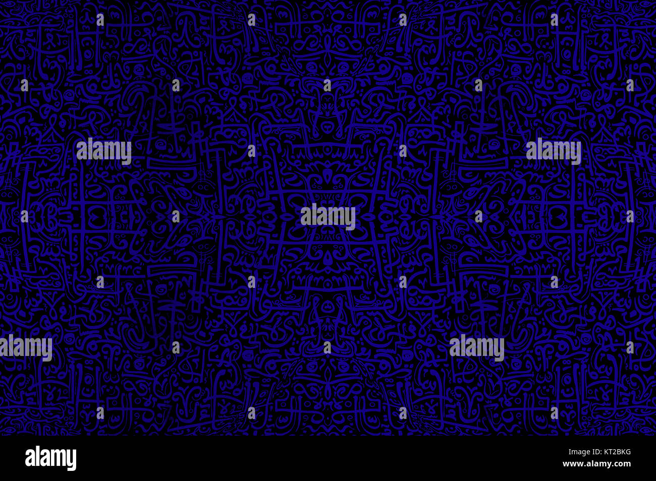 Abstract Tribale Africana vintage modello etnico ornamentale / astratto Tribale Africana pattern / modello africana Foto Stock